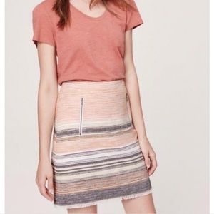Loft Tweed Mini Skirt